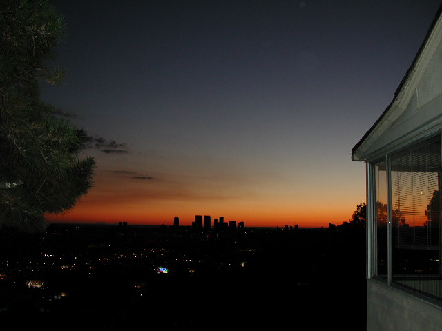 Sunset in Los Angeles